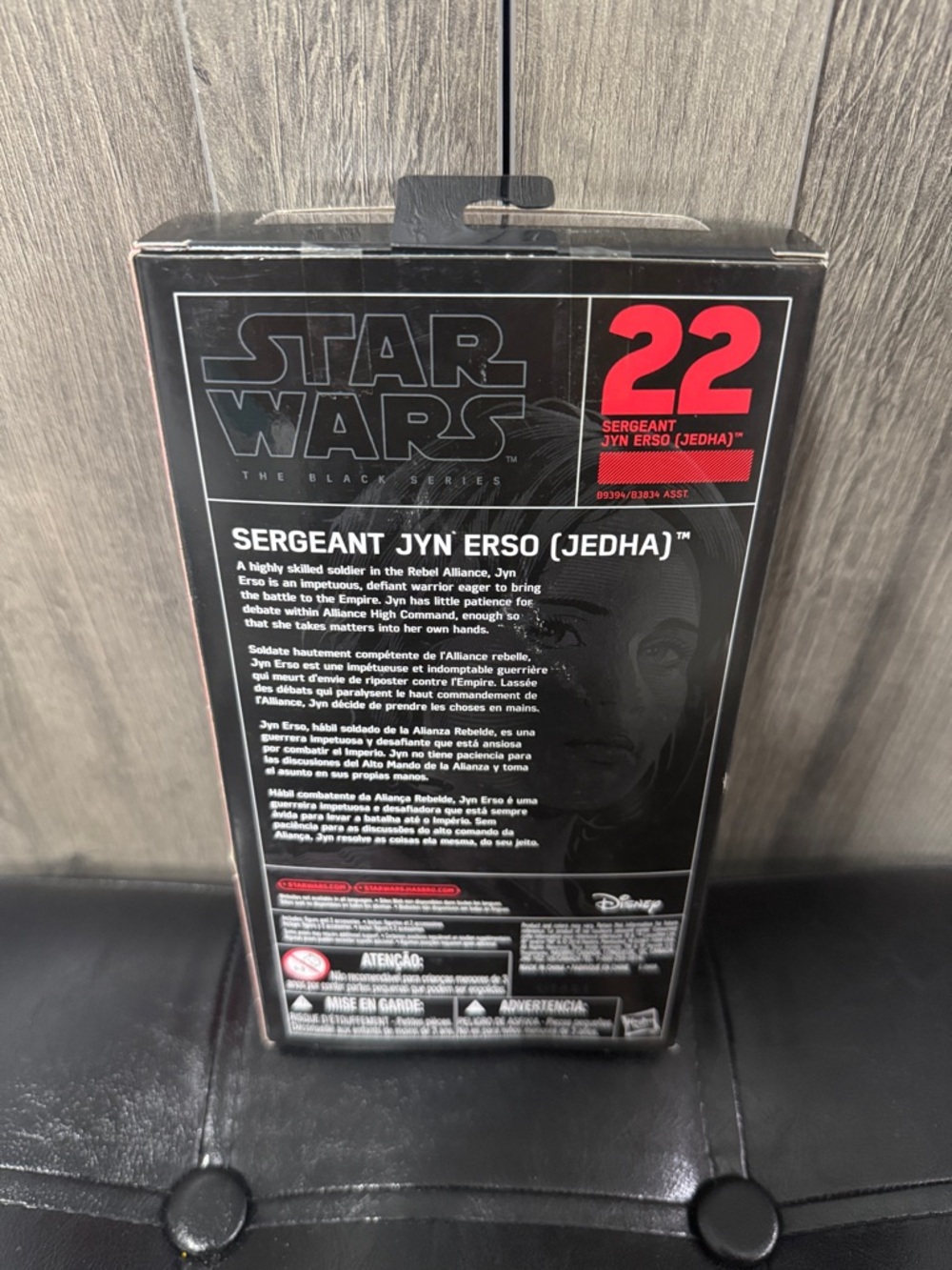 New Star Wars The Black Series #22 Sergeant Jyn Erso In Unopened Package - Picture 3 of 6